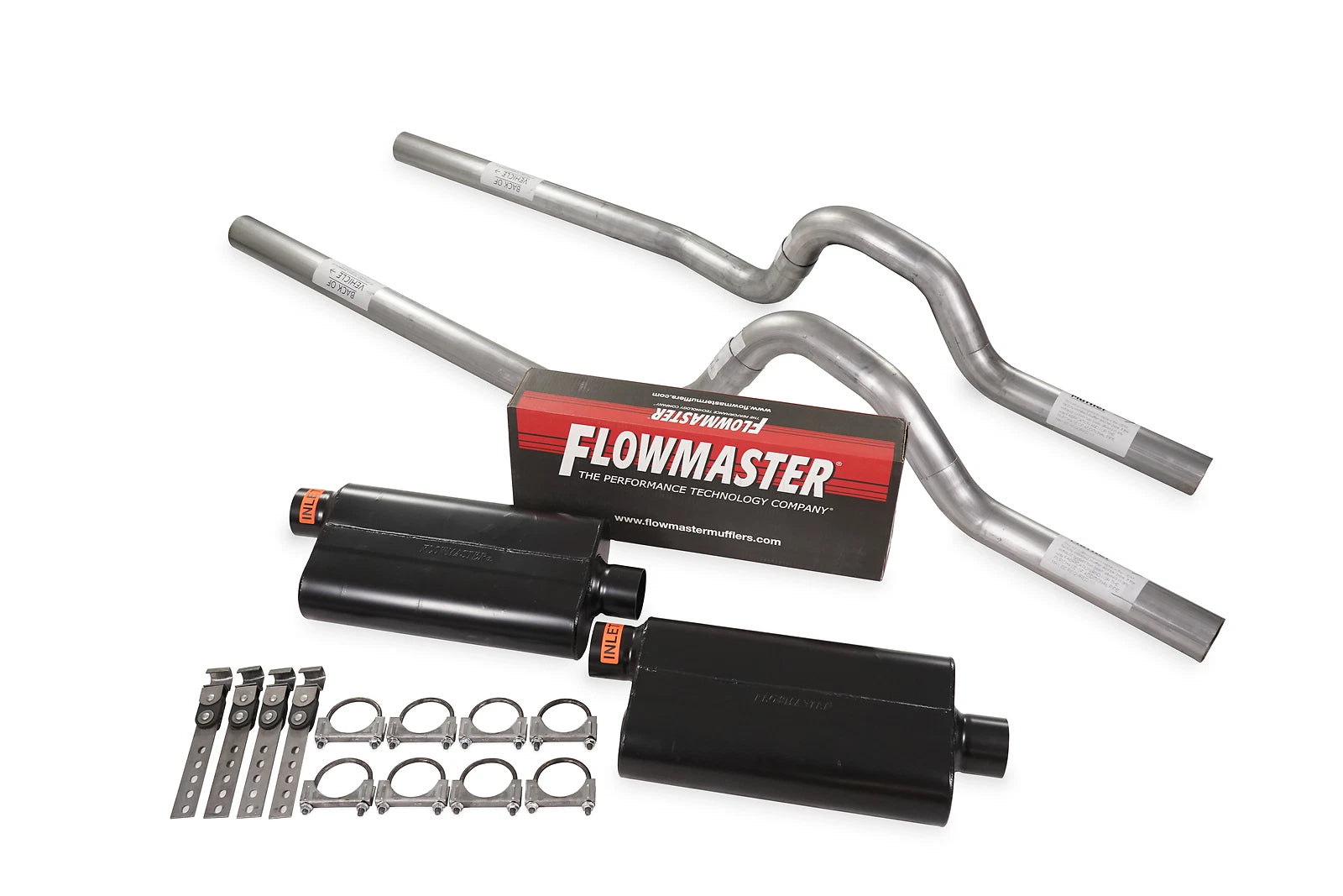 Dual Exhaust Kit 2.5" Flowmaster 50 Series for GM C/K 20 3/4 Ton (1981–1987)