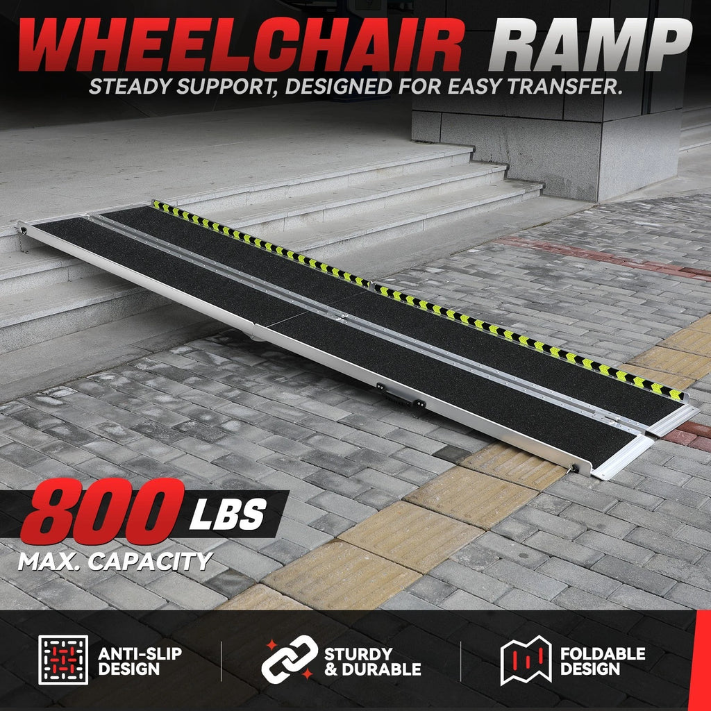 29" x 10' Aluminum Wheelchair Ramp - 880 lbs Capacity