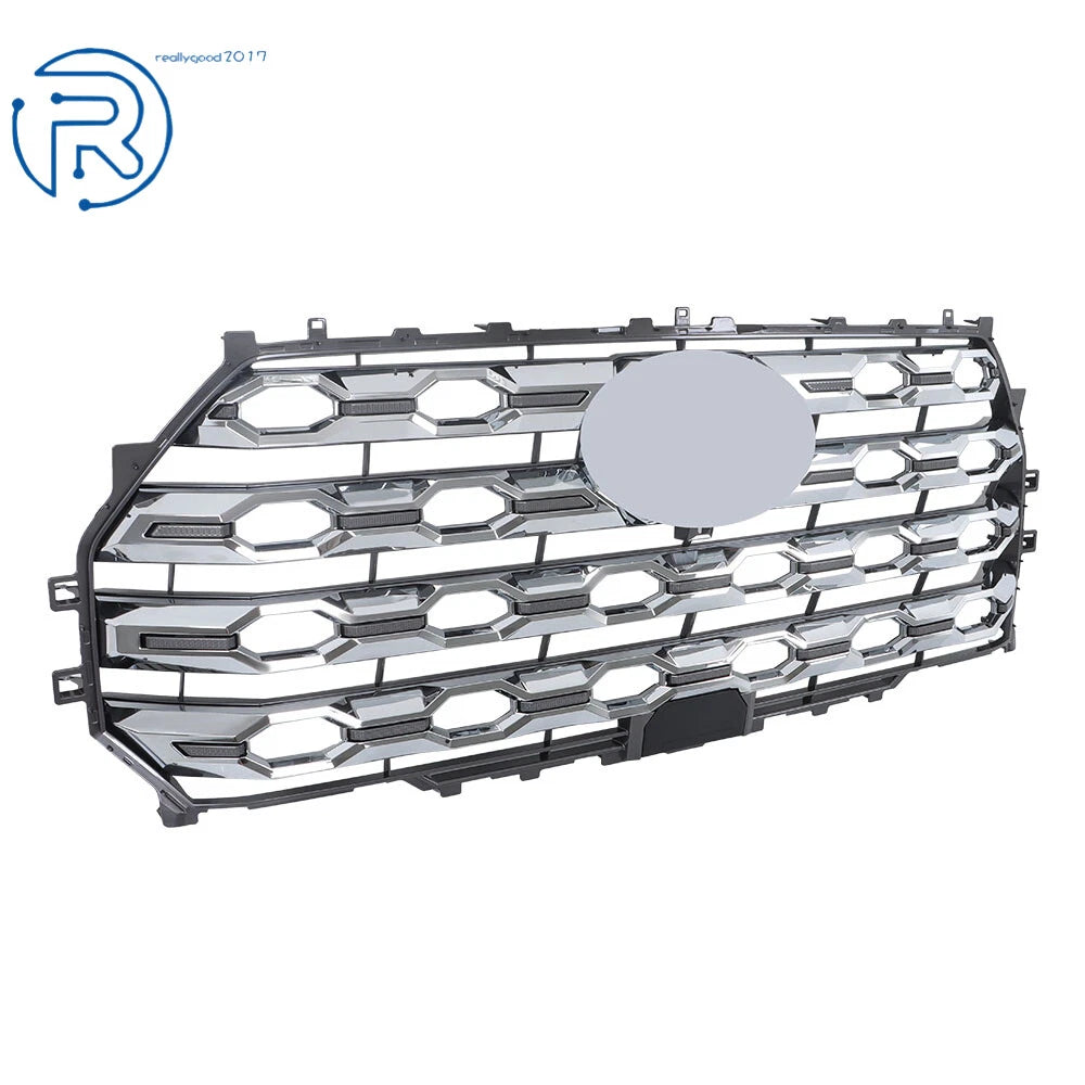 Chrome Front Bumper Grille with Camera Hole for Toyota Tundra (2022–2023)