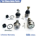 Set of 2 Front Suspension Upper & Lower Ball Joints for Jeep Grand Cherokee Wrangler (1990–2006)