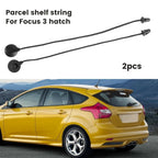 2X Black Parcel Shelf Accessories for Ford Focus MK3 (2011–2018)