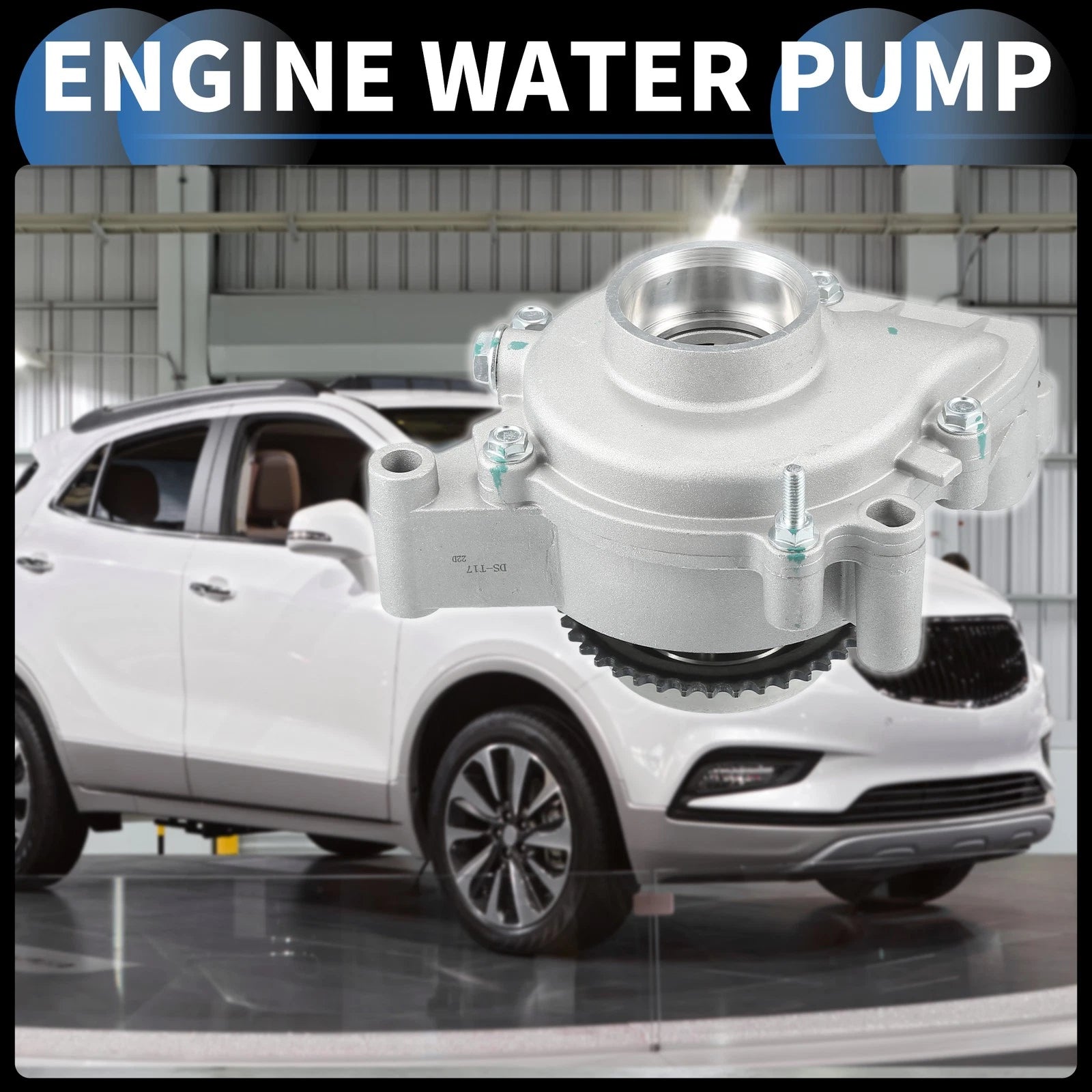 Water Pump for Chevrolet Captiva Sport (2010–2015) No. 24439798 w/ Rubber Ring Kit