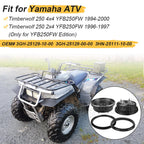 Set of 2 Front Wheel Brake Drums & Dust Seals for Yamaha Timberwolf 250 (1992–1998)