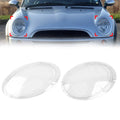 Clear Headlight Lens Covers for BMW Mini Cooper R50 R52 R53 (2001-2006)