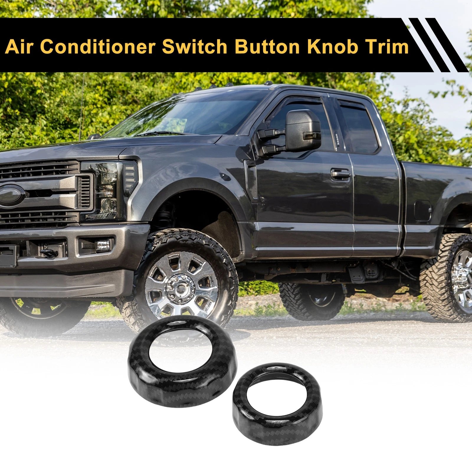 Set of 1 Air Conditioner Switch Button Knob Trim for Ford F-150 (2021–2024)