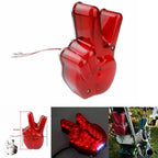LED Tail Brake Light for Harley Cafe Racer Chopper Vintage Peace Sign