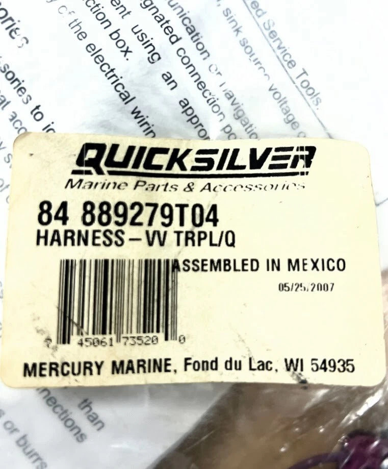 Harness Vessel View Triple/Quad for Quicksilver (84-889279T04)