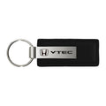 Black Leather Keychain - Officially Licensed for Honda VTEC Vehicles