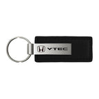 Black Leather Keychain - Officially Licensed for Honda VTEC Vehicles