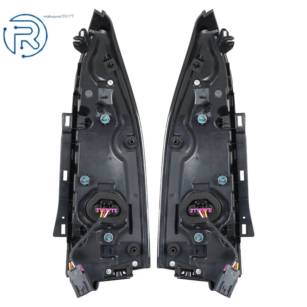 Set of 2 Black Housing Tail Lights for Cadillac ATS (2013-2018)