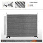 A/C Condenser for Honda Ridgeline (2006–2014) Aluminum Core Replacement
