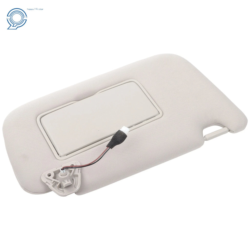 Passenger Sun Visors for Nissan Sentra (2013-2019) with Vanity Mirror, Light Gray