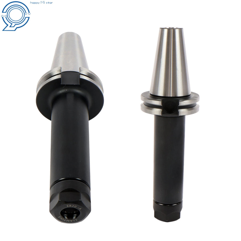 Set of 2 CAT40 ER20 Chucks for CNC Machines (6" Extra Long, 25000RPM)