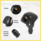 2pcs Windshield Wiper Washer Nozzle Spray Jet for Honda Civic (2006–2011) No. 76810SWAE01