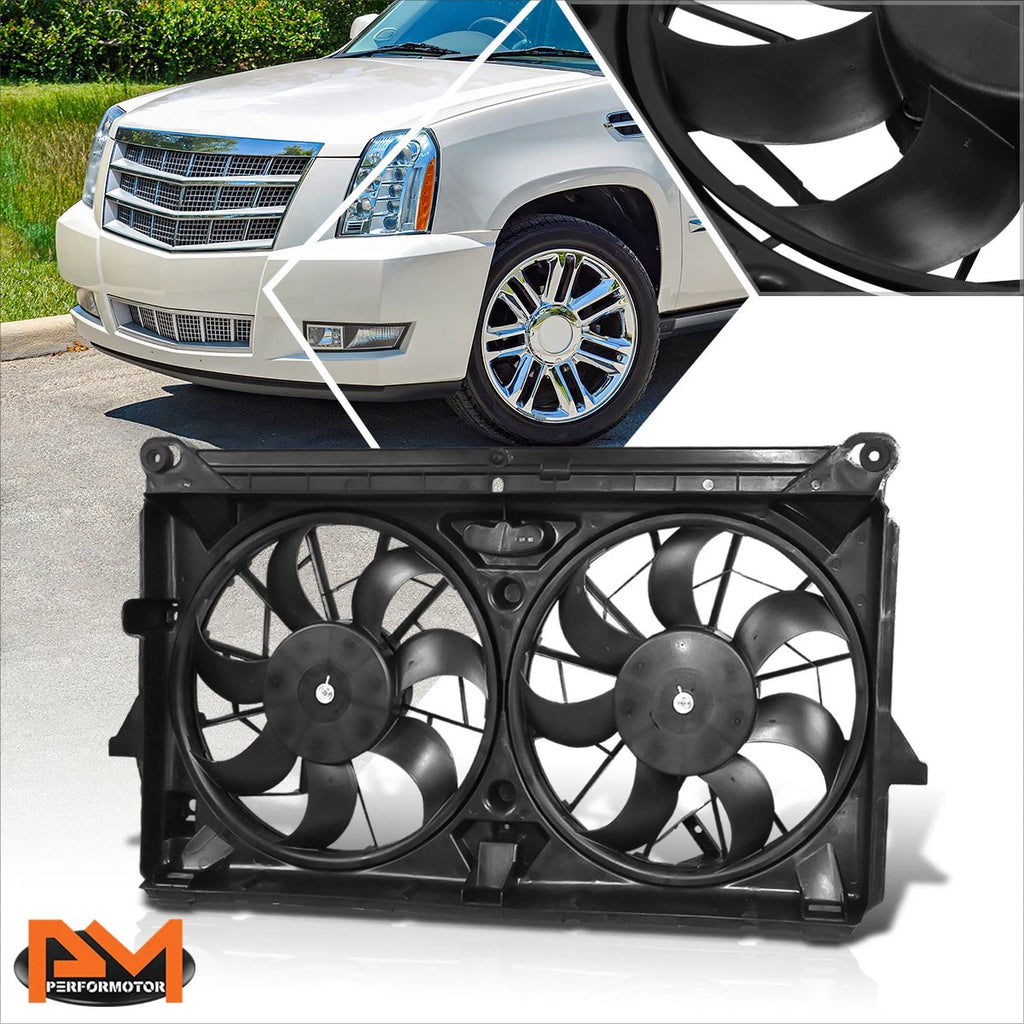 Radiator Cooling Fan Assembly for Silverado/Sierra/Escalade/Tahoe/Yukon (2007–2014)