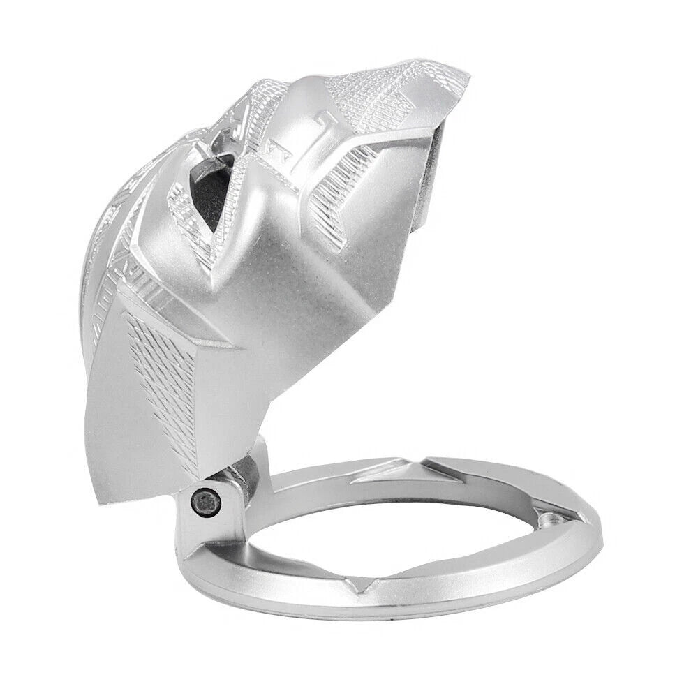 Silver Panther Ignition Start Stop Trim Button Cover for Car Interior
