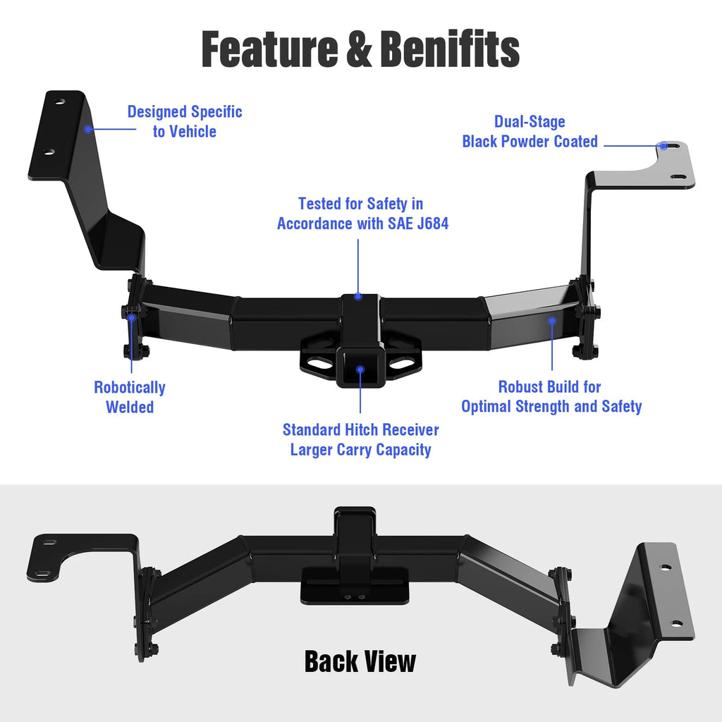 Towing Hitch Receiver Class 3 for Honda CR-V (2007-2011)