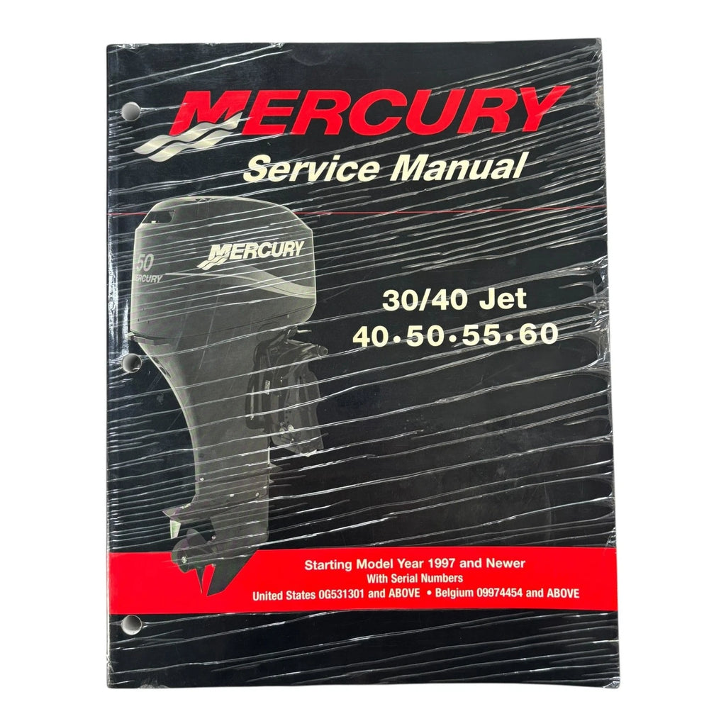 Service Manual for Mercury 30/40 Jet, 40/50/55/60 HP (2002) 90-852572R02