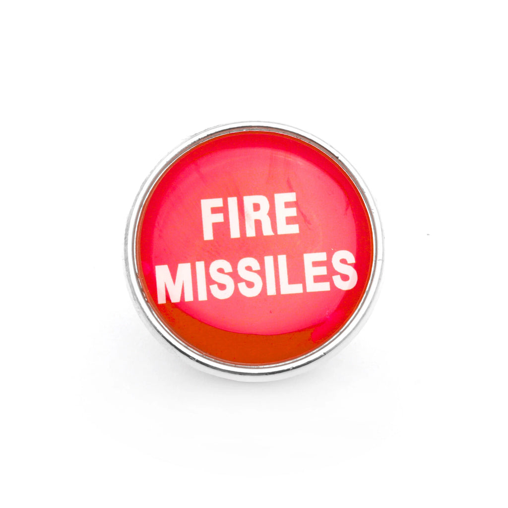 Red Fire Missile Cigarette Lighter Plug Button Cover for Universal Vehicles (1PC)