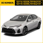 Pair of Front Bumper Side Brackets for Toyota Corolla (2017-2019)