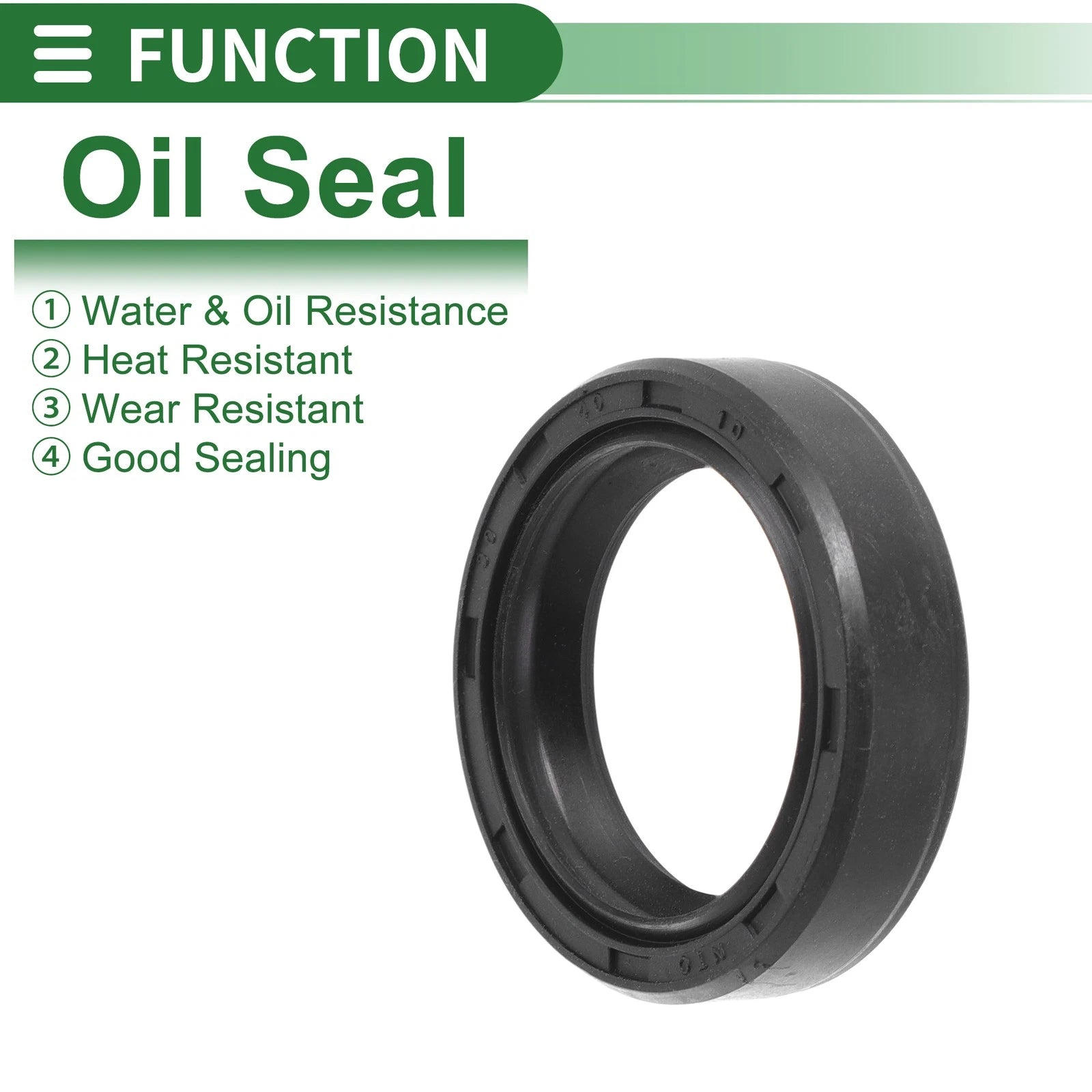 Set of 5 Oil Seal TG4 Lip Seal Ring NBR Rubber 30x40x10mm