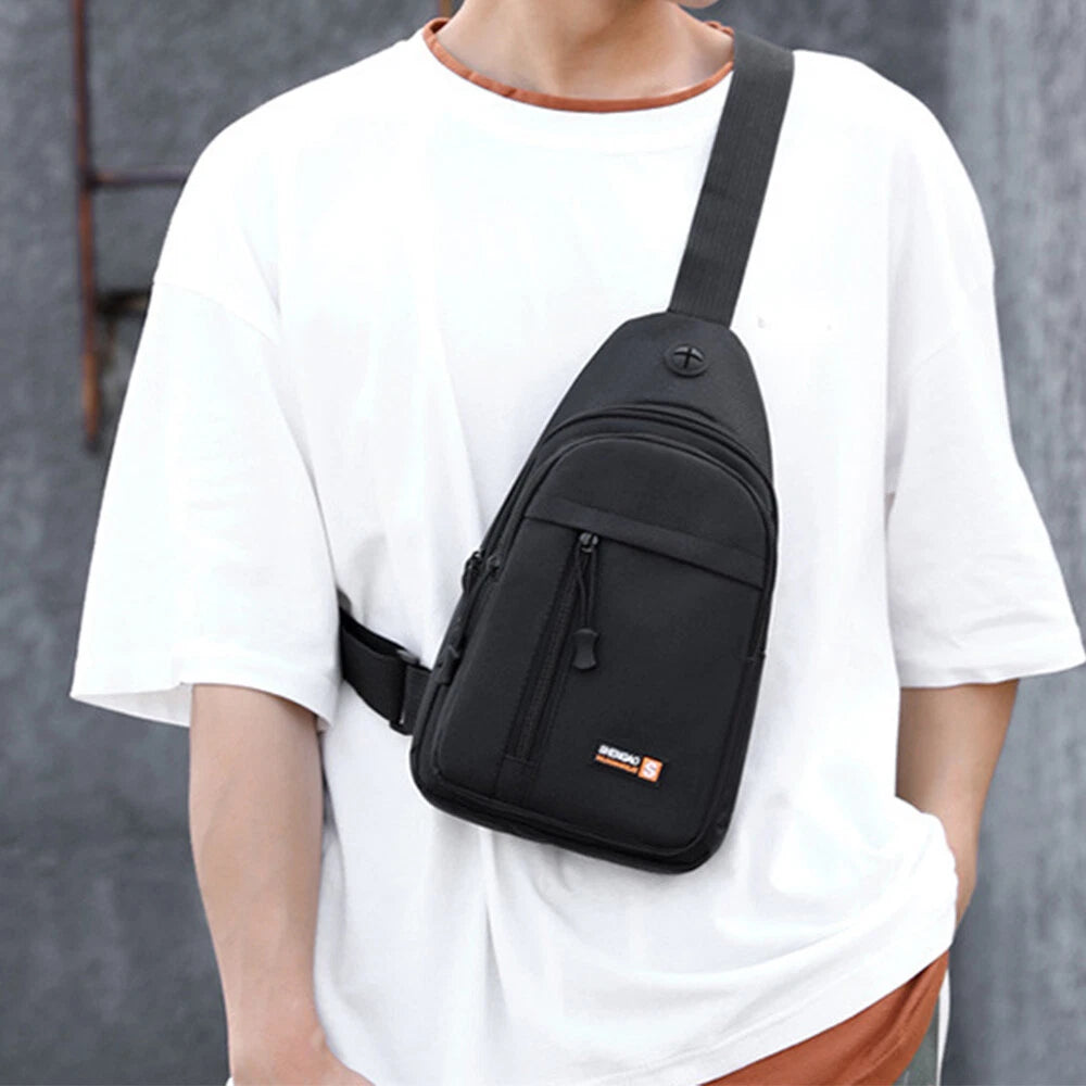 Tactical Sling Bag for Travel Backpack (Black)