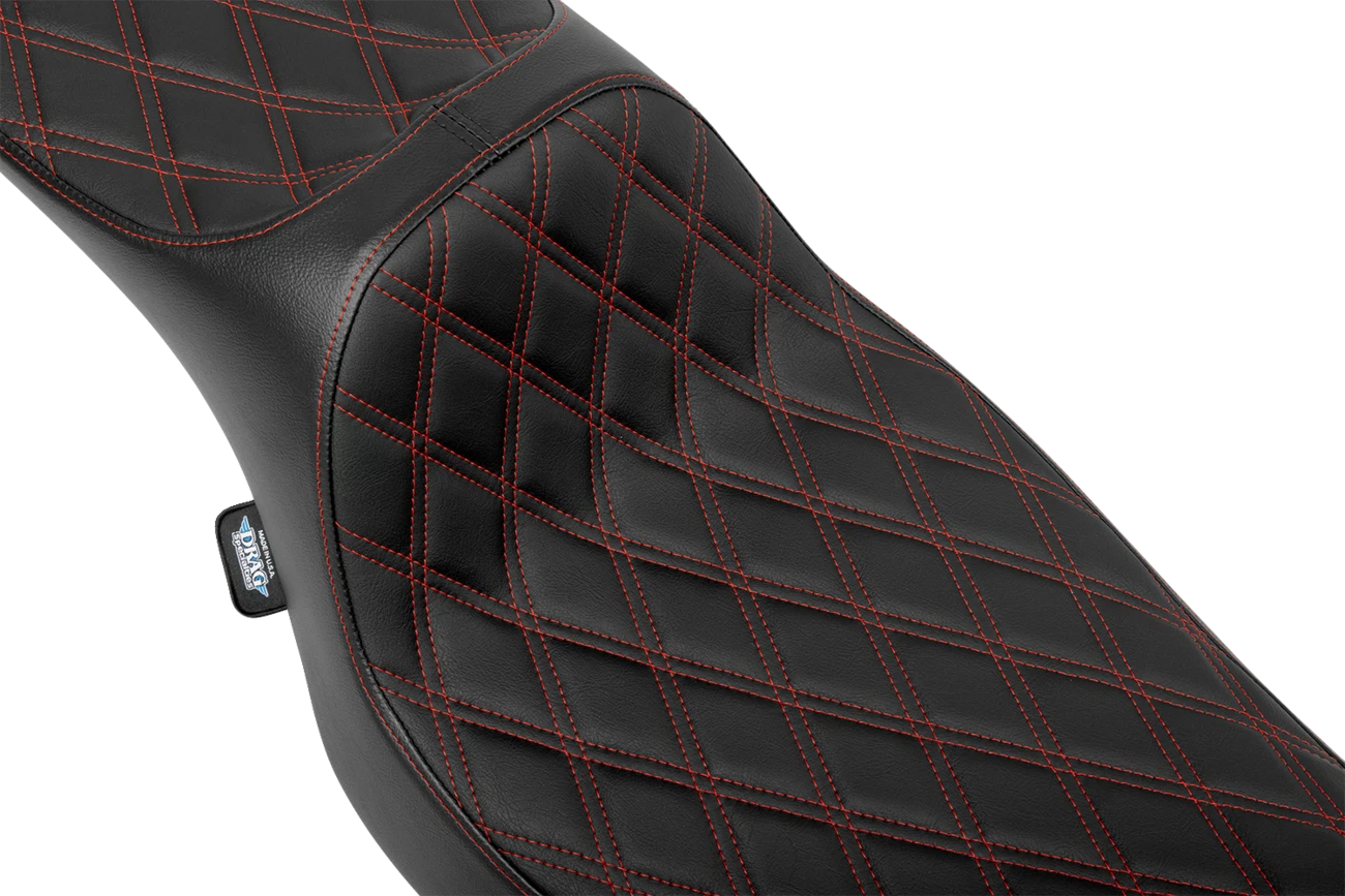Extended Reach Predator III Seat for Harley-Davidson (2000–2023) - Red