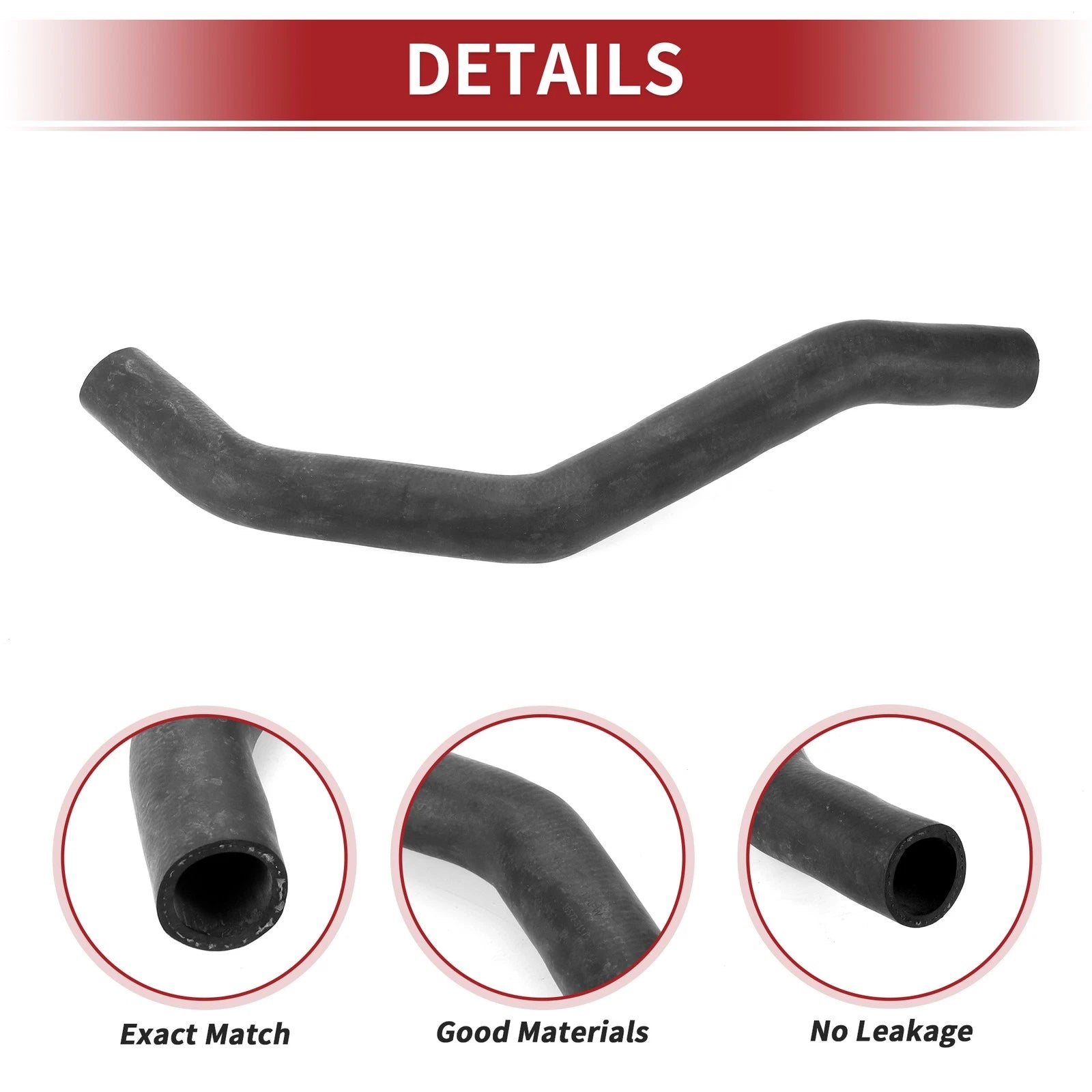 Radiator Hose for Toyota FJ Cruiser 4.0L (2007–2014) No. 16572-31170 Rubber
