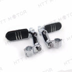 1" Highway Radical Flame Foot Peg Clamps for Harley Sportster 883 1340 XL1200 (1986–2023)