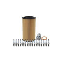 Wix Engine Oil Filter & Denso 16 Platinum TT Spark Plugs Kit for Mercedes C209 CLK55 AMG (2003–2006)
