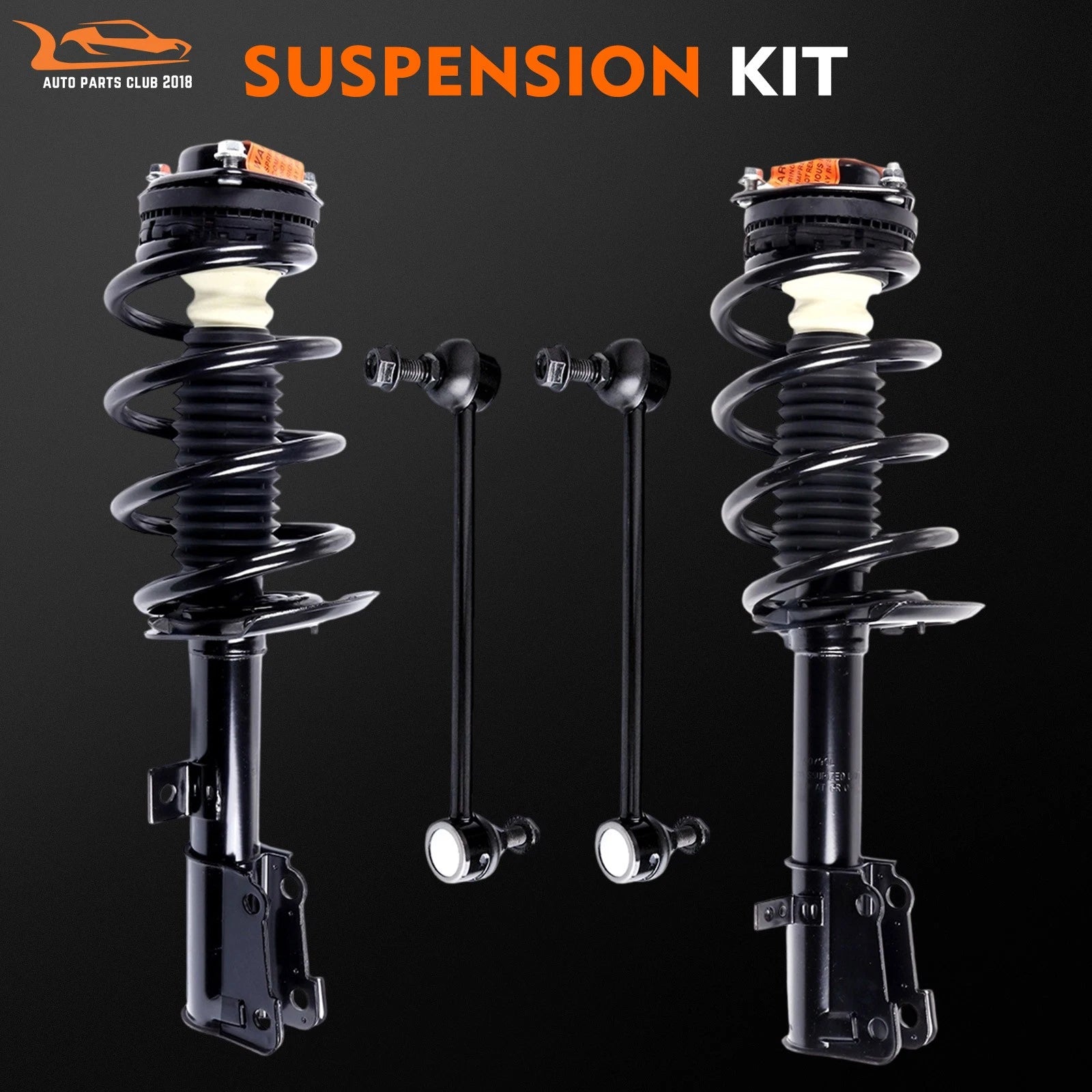 Front Quick Complete Struts & Coil Springs for Dodge Journey (2009-2019)
