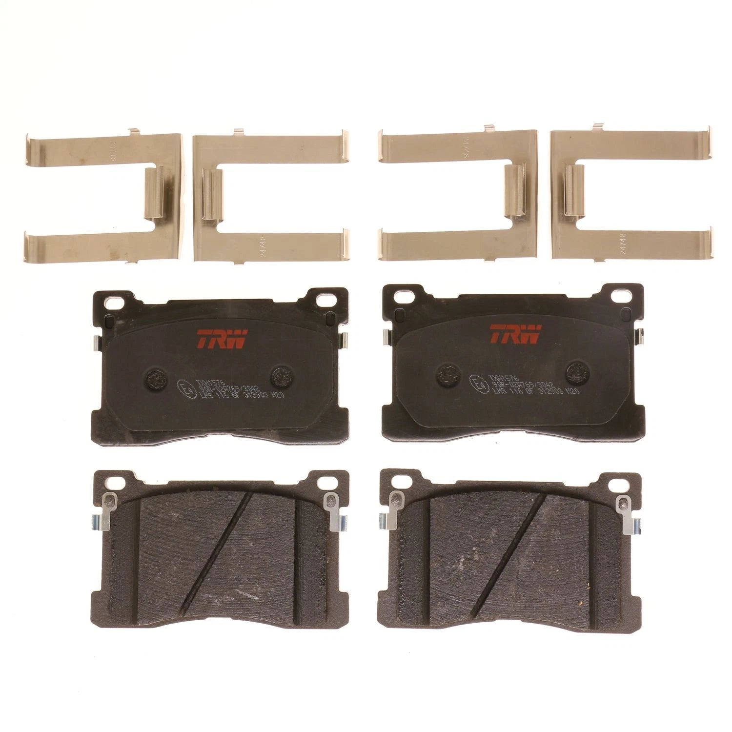 Set of 4 Disc Brake Pads for Hyundai Equus (2012–2016)