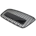 Front Bumper Mesh Grill for Audi A6 S6 C7 (2012-2015) Black