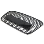 Front Bumper Mesh Grill for Audi A6 S6 C7 (2012-2015) Black