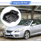 1 Pc Engine Oil Pan No.1210128060 for Toyota Solara (2006–2008) Iron Black