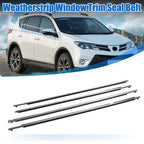 Set of 4 Weatherstrip Window Trim Seal Belt for Toyota RAV4 (2013–2018)