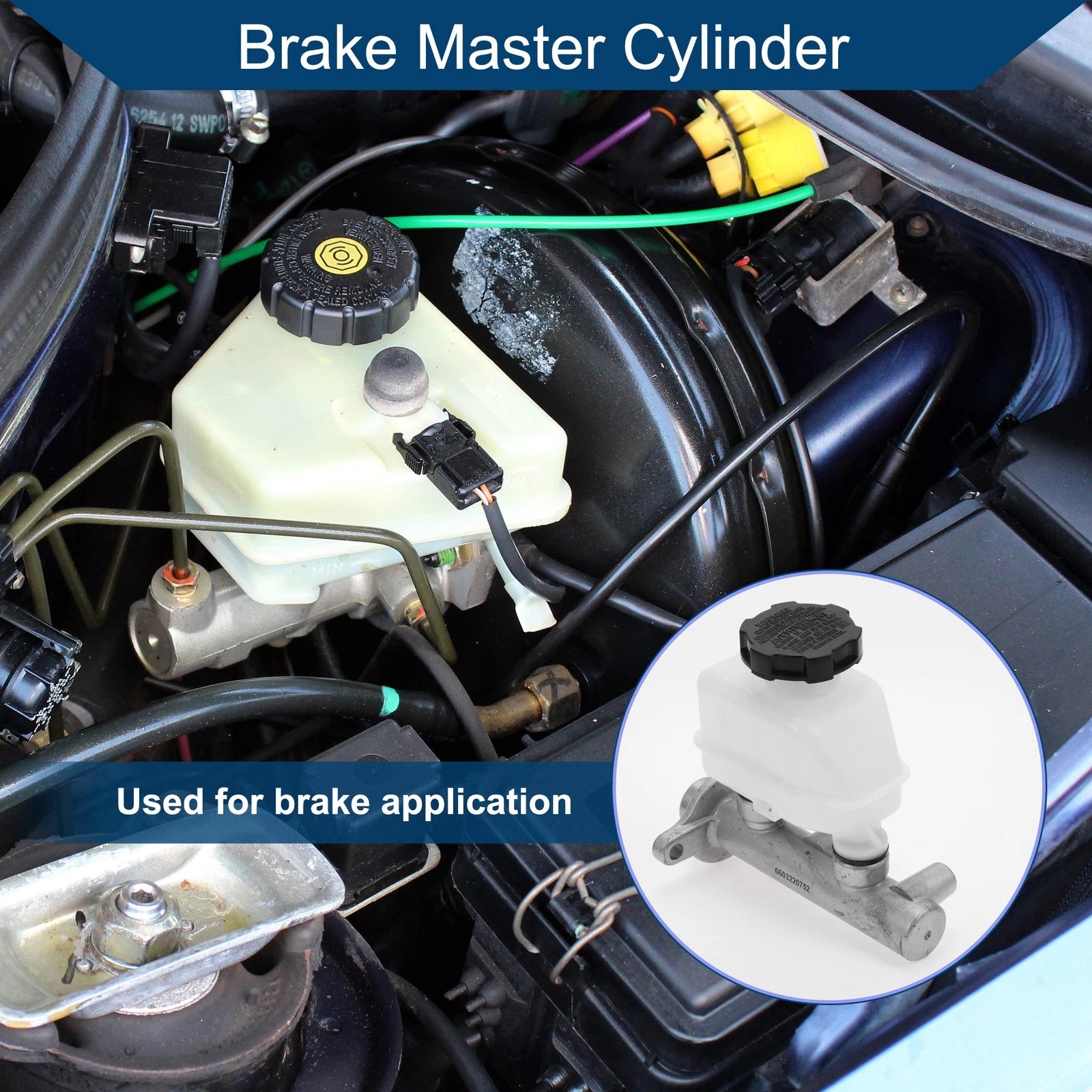 Brake Master Cylinder with Reservoir No. 5851029010 for Hyundai Elantra (1996–2000)