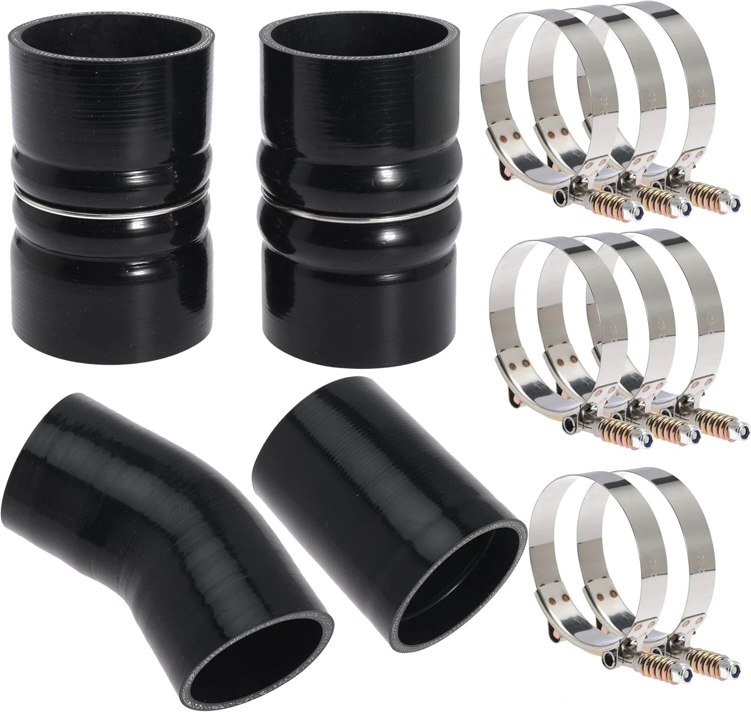 Turbo Intercooler Kit Pipe Boot CAC for Ford F250 F350 F450 F550 (2003–2007)