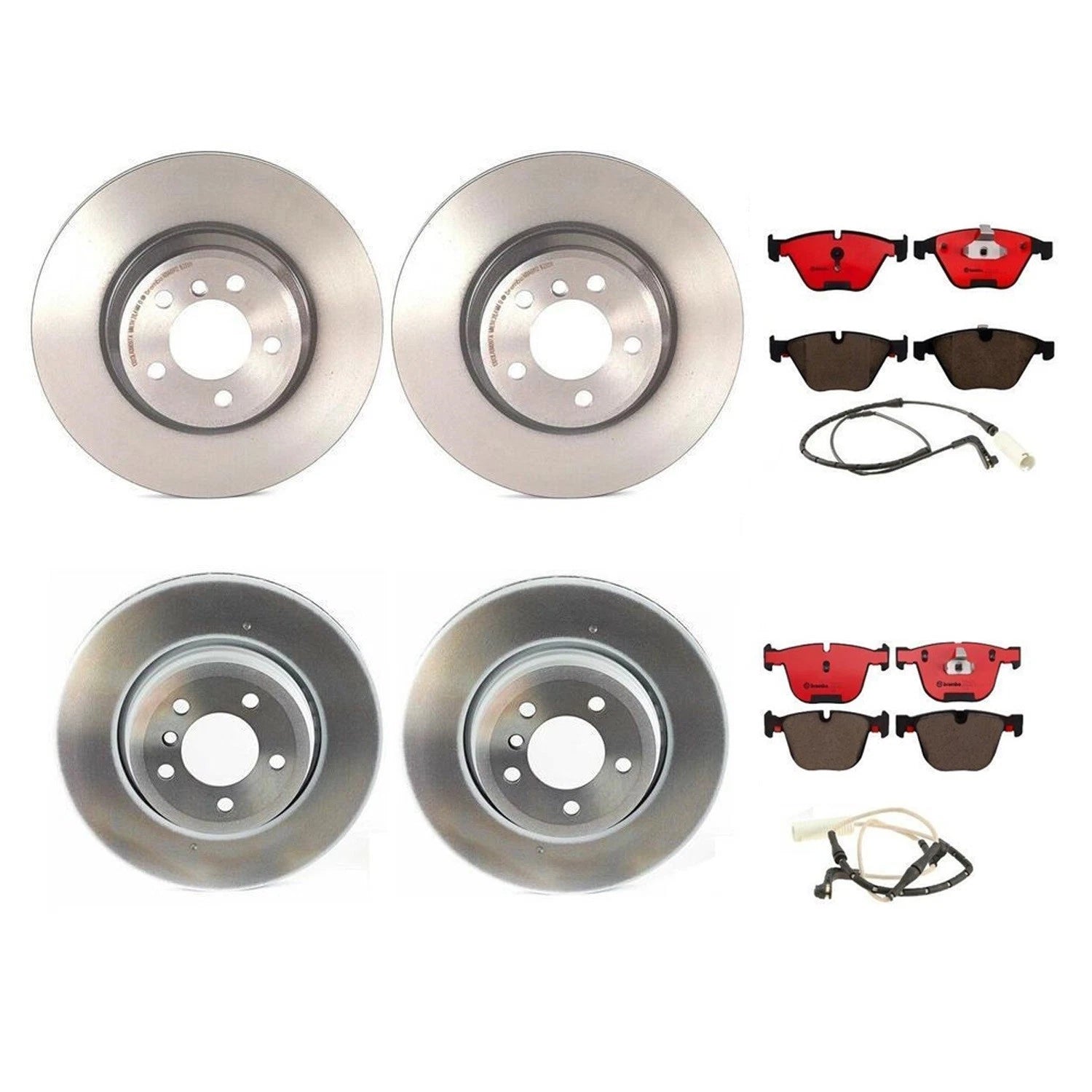 Brembo Brake Kit with Disc Rotors & Ceramic Pads for BMW E65 E66 (2002–2008)
