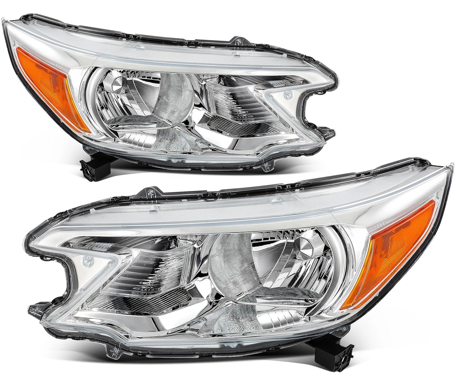 Halogen Headlights Assembly Front Pair for Honda CR-V 2012–2014
