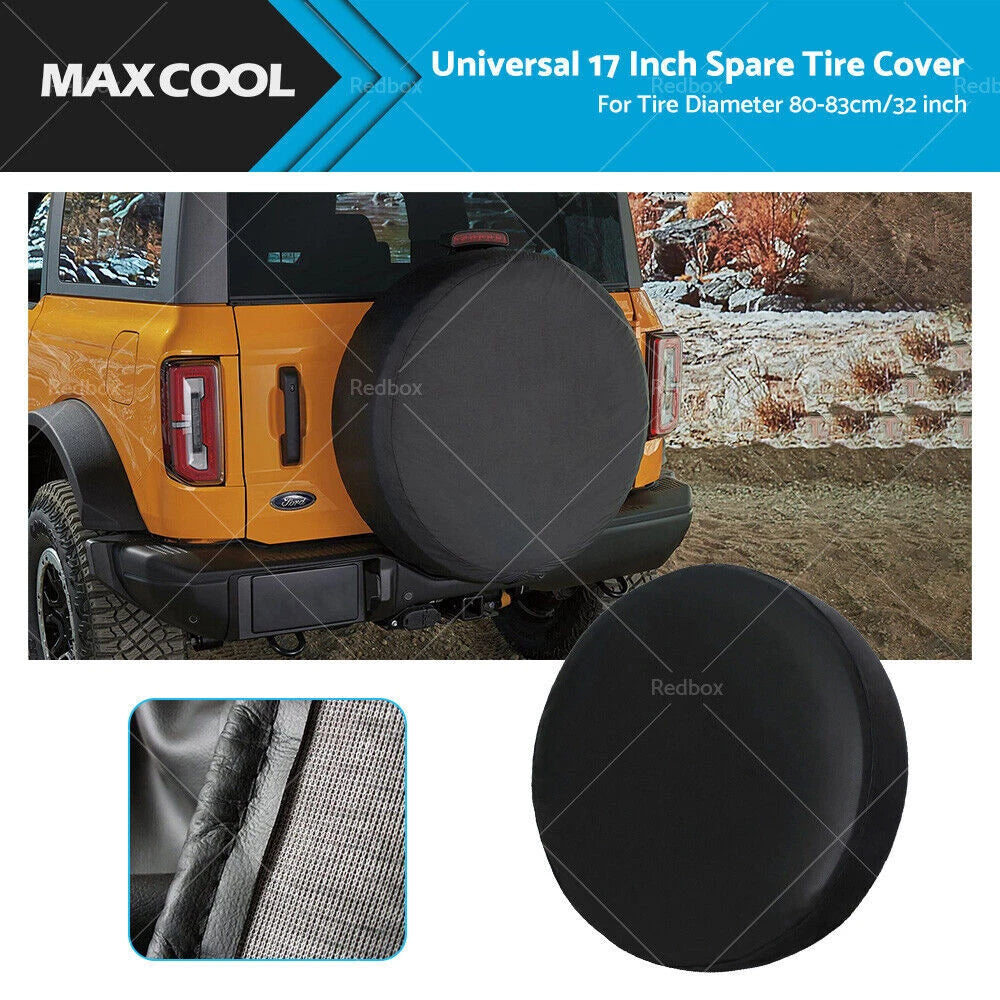 17 Inch Spare Wheel Cover for 4x4 SUV (80-83cm, 32")