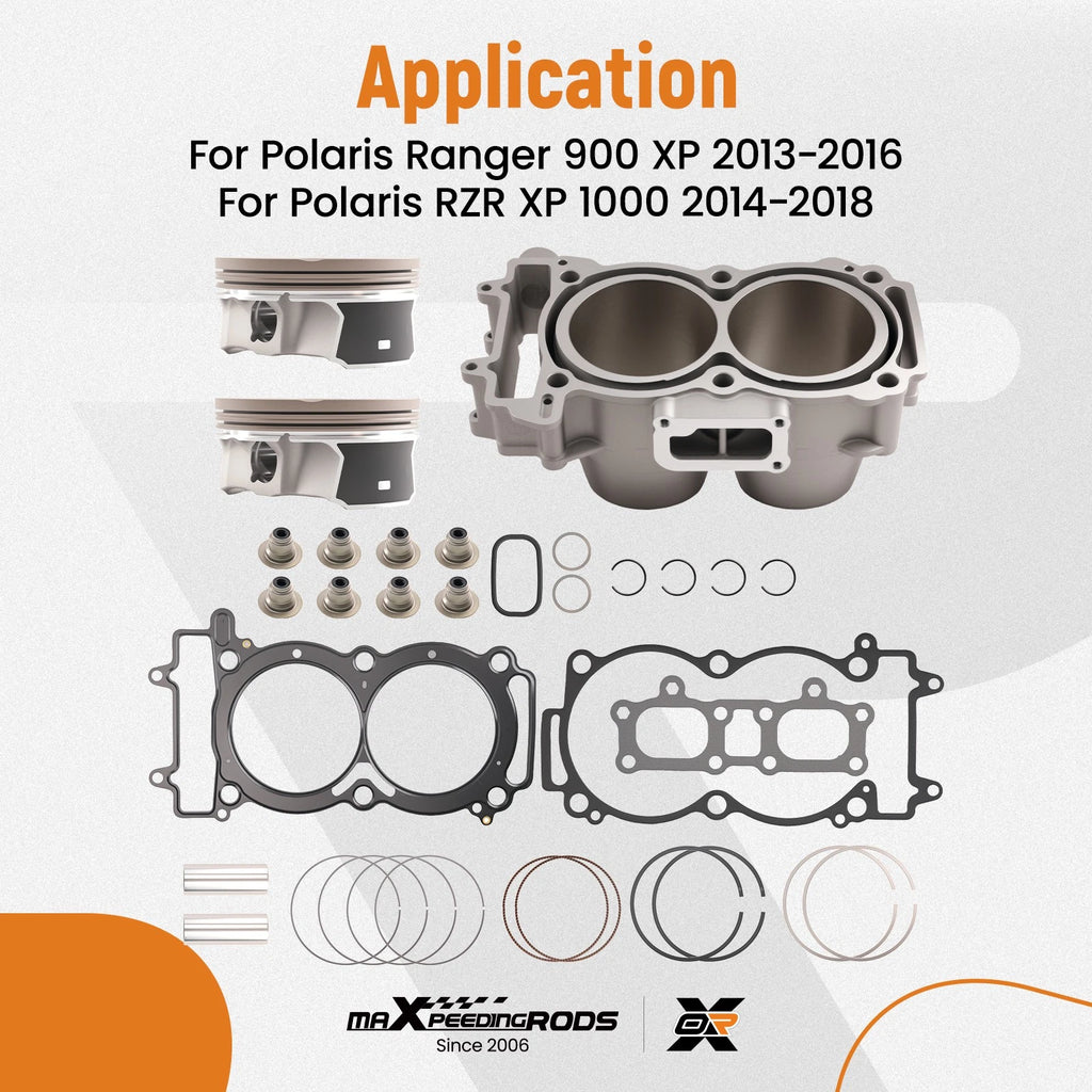 Top End Rebuild Kit for Polaris ACE 900, General 1000 EPS (2016) 3022523 93mm Bore