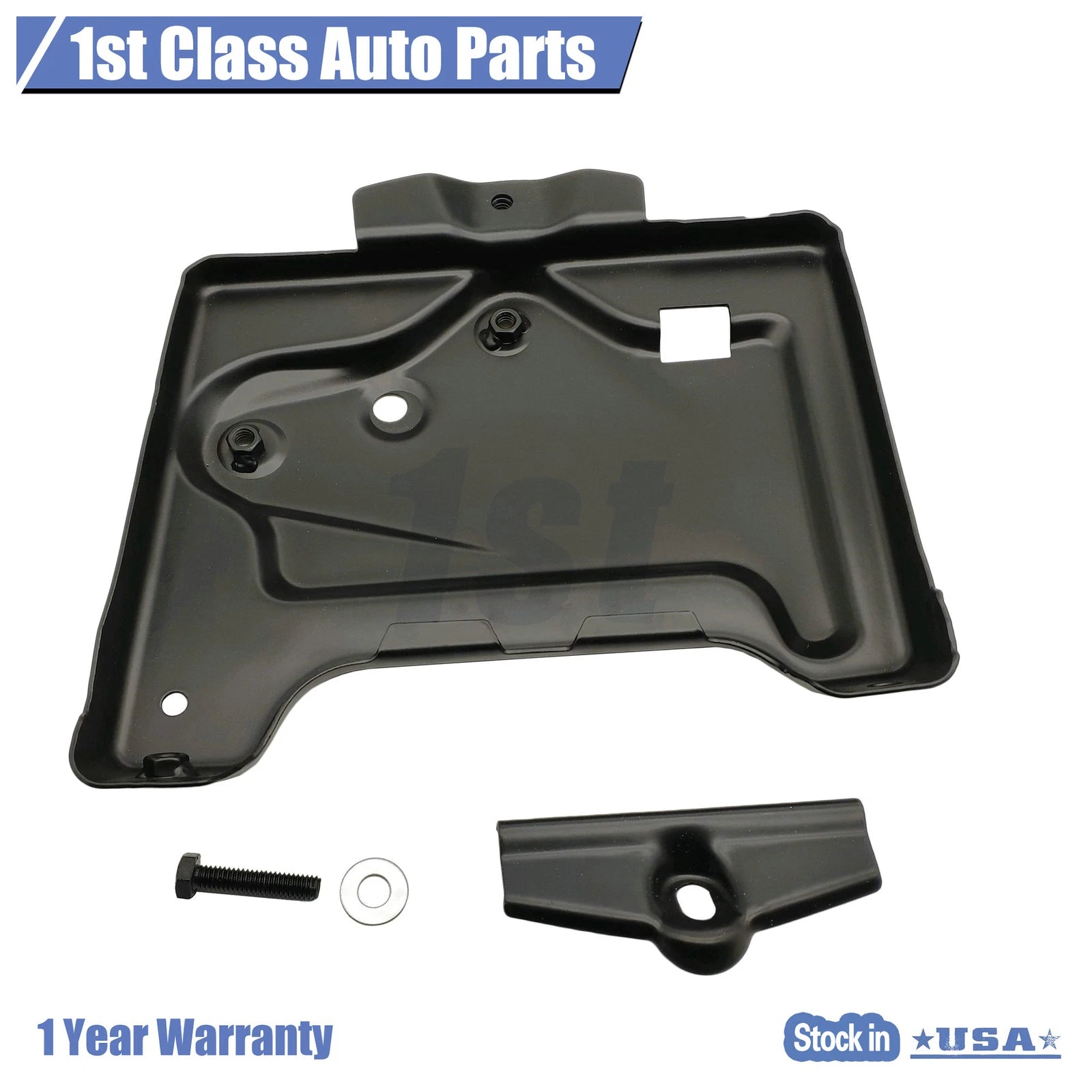 3X Battery Tray Kit for Chevelle Impala Caprice (1964–1977)