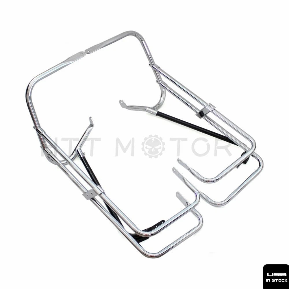 Saddlebag Guard Rail Mounts for Harley Touring Electra Glide FLHT (1997–2008)