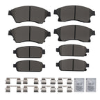 8pcs Ceramic Brake Pads Set for Buick Encore (2013–2017), Verano (2012–2017)