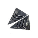 Carbon Fiber Rear Side Window Louver Trim Cover for Toyota Camry (2007-2011)