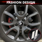 4PCS 63mm 2.5-Inch Silver Rim Center Cap Covers for Dodge (2007-2016)