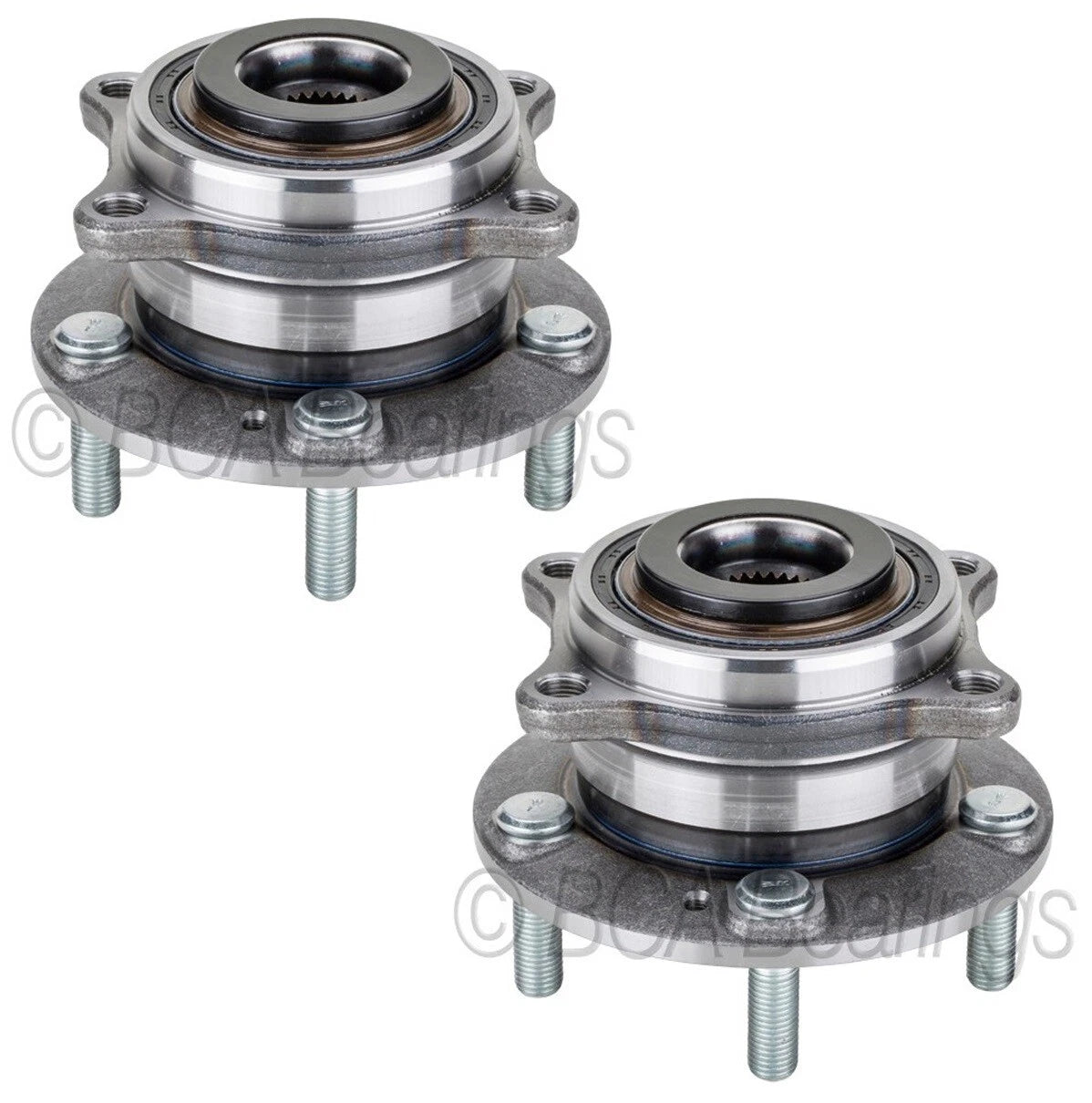 Set of 2 Front Wheel Bearing & Hub Assemblies for Santa Fe Veracruz Sorento (2001–2019)