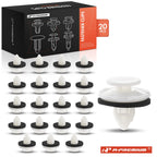 Set of 20 Tailgate Garnish Retainer Clips for Honda