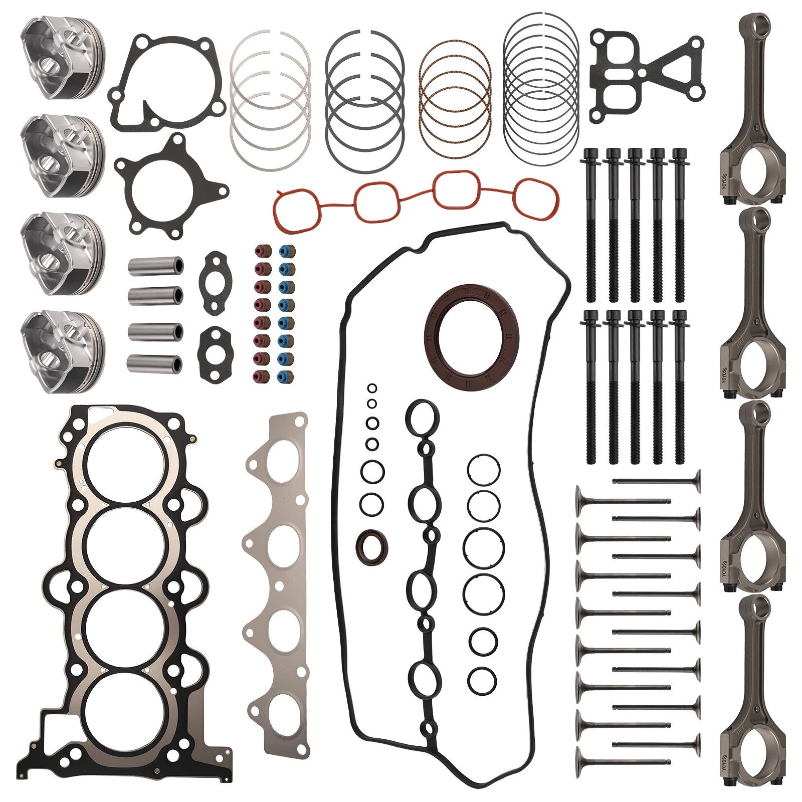 Cylinder Head Set for Hyundai Accent Veloster Kia Rio Soul 1.6L (2012–2019)